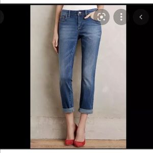 Anthropologie Pilcro and the Letterpress Hyphen Jeans Boyfriend Fit Size 30